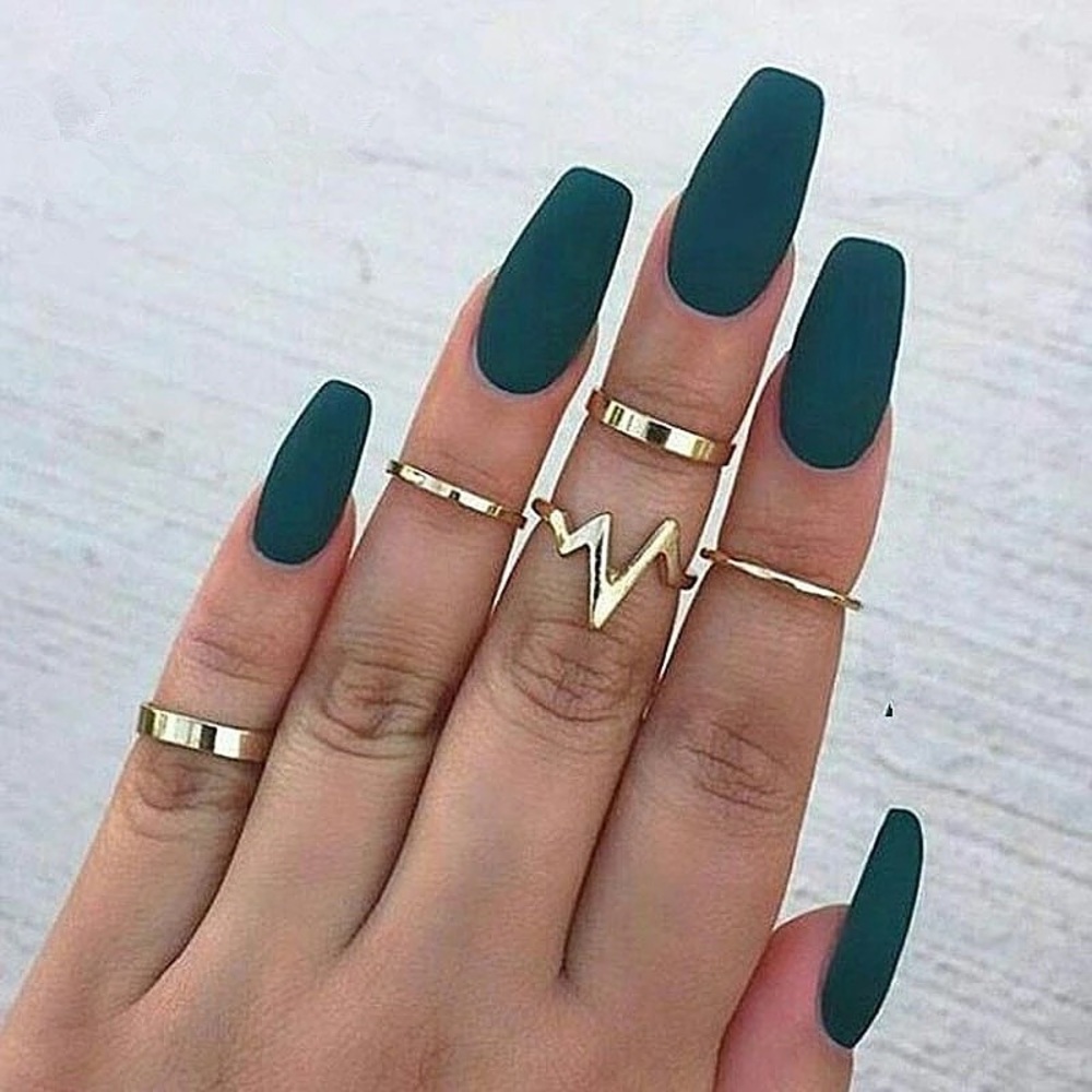 5 Ring Set in Silver or Gold